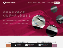 Tablet Screenshot of datasection.co.jp